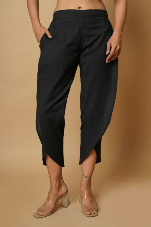 Black Women's Tulip Trouser