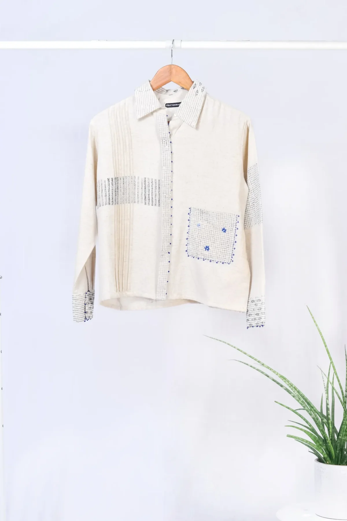 Premium Embroidered Oversized Shirt for Women!